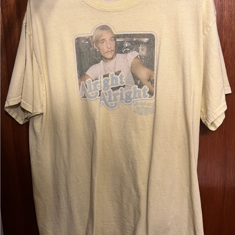 Retro Matthew Mcconaughey Shirt - Dazed and Confused - Size: Large